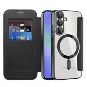   Techsuit - SmartMag kinyitható tok - Samsung Galaxy A36 5G - Fekete
