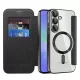 Techsuit - SmartMag kinyitható tok - Samsung Galaxy A36 5G - Fekete