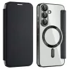 Techsuit - SmartMag kinyitható tok - Samsung Galaxy A36 5G - Fekete