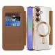 Techsuit - SmartMag kinyitható tok - Samsung Galaxy A36 5G - Barna