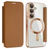 Techsuit - SmartMag kinyitható tok - Samsung Galaxy A36 5G - Barna