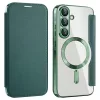Techsuit - SmartMag kinyitható tok - Samsung Galaxy A36 5G - Zöld