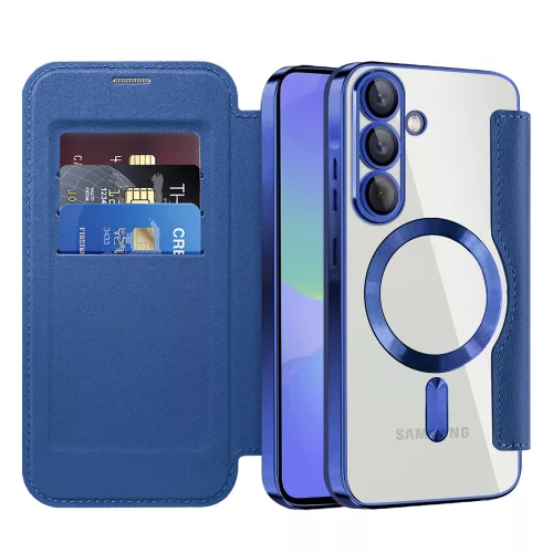 Techsuit - SmartMag kinyitható tok - Samsung Galaxy A36 5G - Kék