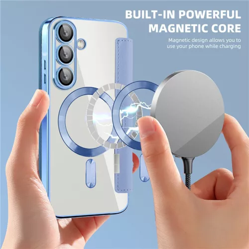 Techsuit - SmartMag kinyitható tok - Samsung Galaxy A36 5G - VIlágoskék