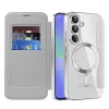 Techsuit - SmartMag kinyitható tok - Samsung Galaxy A36 5G - Szürke