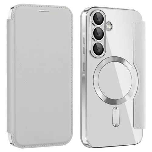 Techsuit - SmartMag kinyitható tok - Samsung Galaxy A36 5G - Szürke