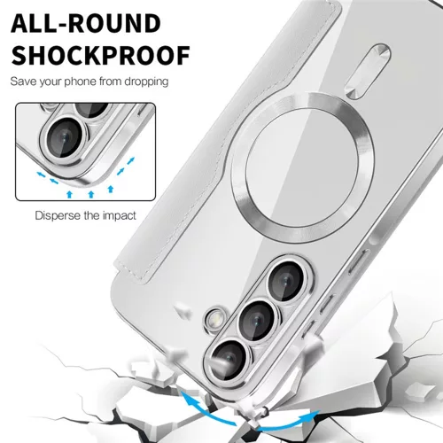 Techsuit - SmartMag kinyitható tok - Samsung Galaxy A36 5G - Szürke