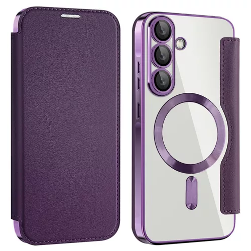 Techsuit - SmartMag Book Case - Samsung Galaxy A36 5G - Purple