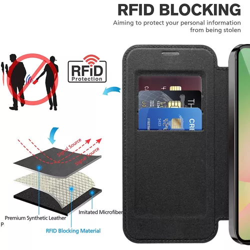 Techsuit - SmartMag Book Case - Samsung Galaxy A26 5G - Black