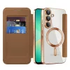 Techsuit - SmartMag kinyitható tok - Samsung Galaxy A26 5G - Barna