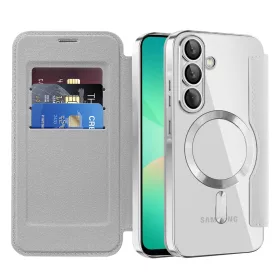   Techsuit - SmartMag kinyitható tok - Samsung Galaxy A26 5G - Szürke
