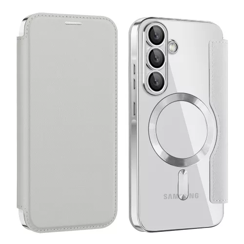 Techsuit - SmartMag kinyitható tok - Samsung Galaxy A26 5G - Szürke