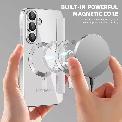 Techsuit - SmartMag kinyitható tok - Samsung Galaxy A26 5G - Szürke