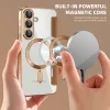 Techsuit - SmartMag kinyitható tok - Samsung Galaxy A56 5G - Barna