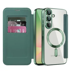   Techsuit - SmartMag Book Case - Samsung Galaxy A56 5G - Green
