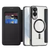 Techsuit - SmartMag Book Case - Samsung Galaxy S25 Edge - Black