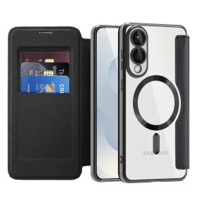   Techsuit - SmartMag Book Case - Samsung Galaxy S25 Edge - Black