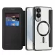 Techsuit - SmartMag Book Case - Samsung Galaxy S25 Edge - Black