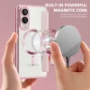 Techsuit - SmartMag kinyitható tok - Samsung Galaxy S25 Edge - Rózsaszín