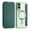 Techsuit - SmartMag kinyitható tok - Samsung Galaxy S25 Edge - Zöld