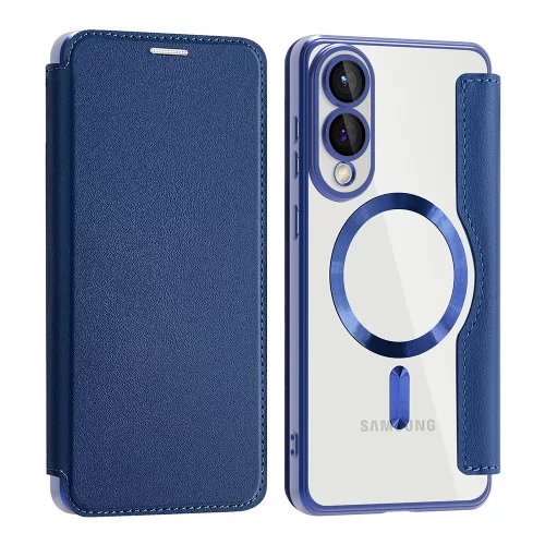 Techsuit - SmartMag kinyitható tok - Samsung Galaxy S25 Edge - Kék