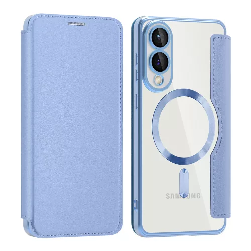 Techsuit - SmartMag kinyitható tok - Samsung Galaxy S25 Edge - VIlágoskék