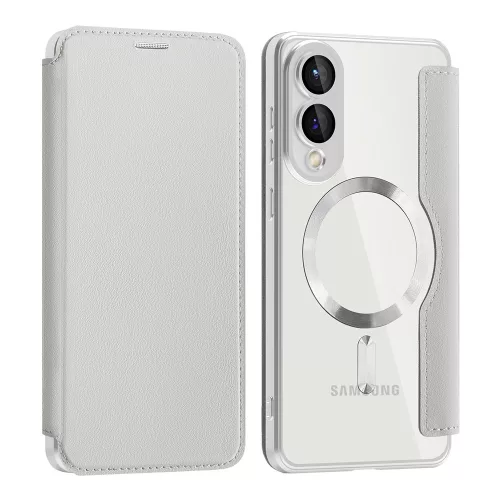 Techsuit - SmartMag Book Case - Samsung Galaxy S25 Edge - Gray