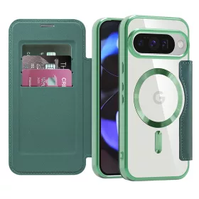  Techsuit - SmartMag kinyitható tok - Google Pixel 10 / 10 Pro - Zöld