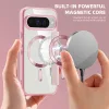 Techsuit - SmartMag kinyitható tok - Google Pixel 10 Pro XL - Rózsaszín