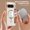 Techsuit - SmartMag kinyitható tok - Google Pixel 10 Pro XL - Barna