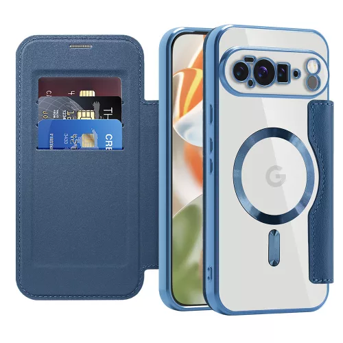 Techsuit - SmartMag kinyitható tok - Google Pixel 10 Pro XL - Kék