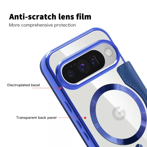 Techsuit - SmartMag kinyitható tok - Google Pixel 10 Pro XL - Kék