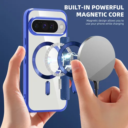 Techsuit - SmartMag kinyitható tok - Google Pixel 10 Pro XL - Kék