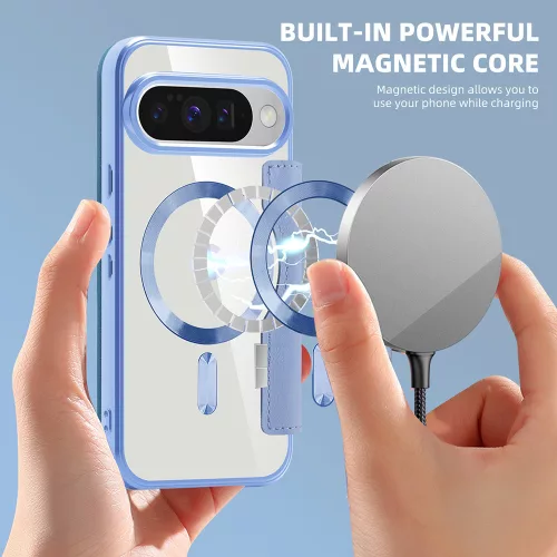 Techsuit - SmartMag kinyitható tok - Google Pixel 10 Pro XL - VIlágoskék