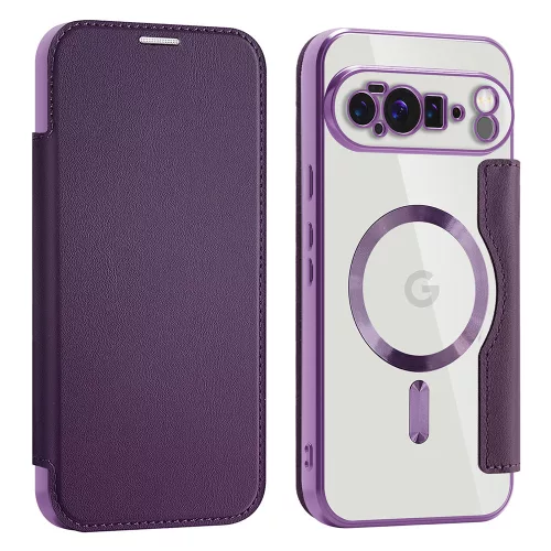 Techsuit - SmartMag kinyitható tok - Google Pixel 10 Pro XL - Lila