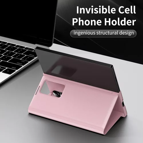 Techsuit - SmartView kinyitható tok - Samsung Galaxy Z Fold3 5G - Rózsaszín