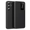 Techsuit - SmartView kinyitható tok - Samsung Galaxy S22 Ultra 5G - Fekete