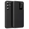 Techsuit - SmartView kinyitható tok - Samsung Galaxy S25 Ultra - Fekete