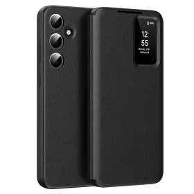   Techsuit - SmartView kinyitható tok - Samsung Galaxy A56 5G - Fekete