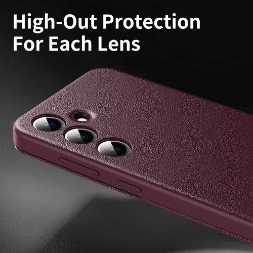 Techsuit - SmartView kinyitható tok - Samsung Galaxy A56 5G - Piros