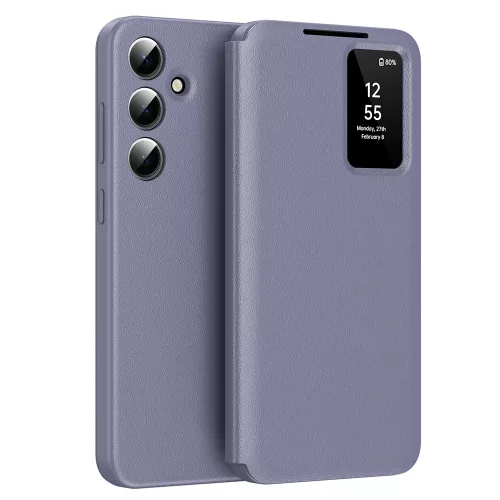 Techsuit - SmartView kinyitható tok - Samsung Galaxy A56 5G - Lila