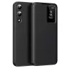 Techsuit - SmartView kinyitható tok - Samsung Galaxy S25 Edge - Fekete