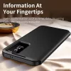 Techsuit - SmartView kinyitható tok - Samsung Galaxy S25 Edge - Fekete