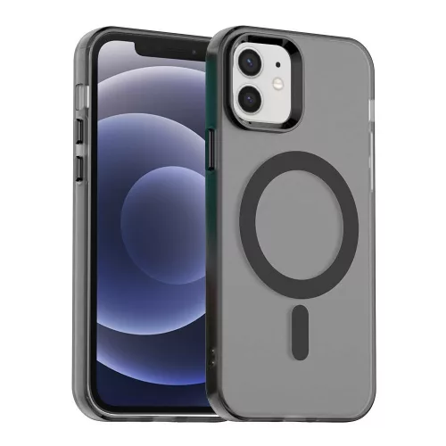 Techsuit - CandyCase MagSafe tok - iPhone 12 / iPhone 12 Pro - Fekete