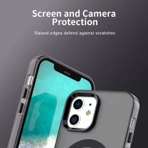 Techsuit - CandyCase MagSafe tok - iPhone 12 / iPhone 12 Pro - Fekete