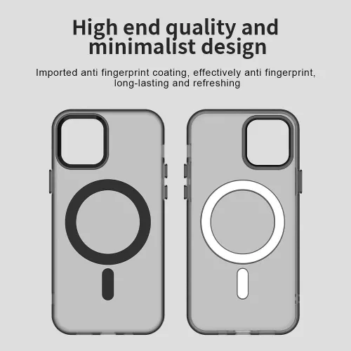 Techsuit - CandyCase MagSafe tok - iPhone 12 / iPhone 12 Pro - Fekete