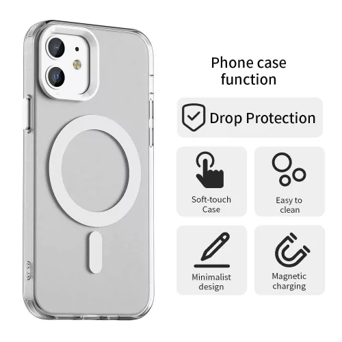 Techsuit - CandyCase MagSafe tok - iPhone 12 / iPhone 12 Pro - Fehér