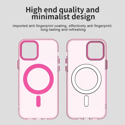 Techsuit - CandyCase MagSafe tok - iPhone 12 / iPhone 12 Pro - Rózsaszín