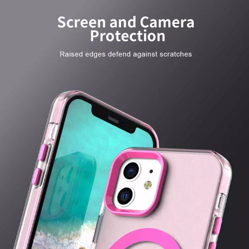 Techsuit - CandyCase MagSafe tok - iPhone 12 / iPhone 12 Pro - Rózsaszín