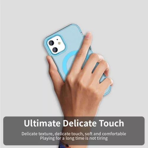 Techsuit - CandyCase MagSafe tok - iPhone 12 / iPhone 12 Pro - Kék